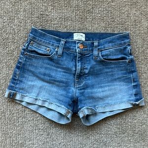 J Crew 3” Jean Shorts